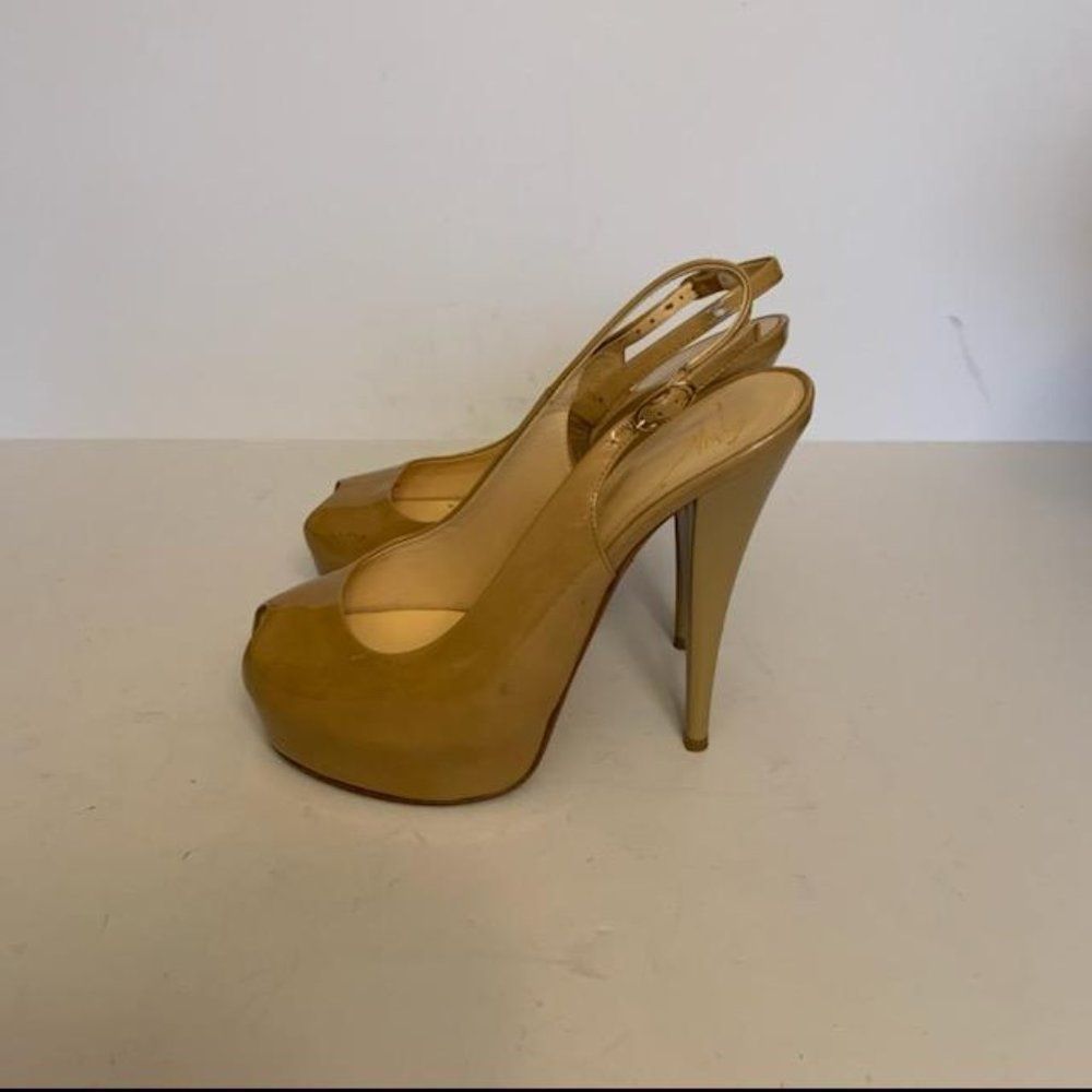Giuiseppe Zanotti Design PeepToe Stiletto Size 7.5 - Picture 12 of 16